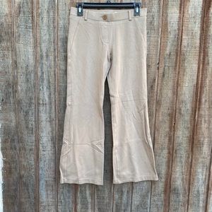 Betabrand wide leg tan pant